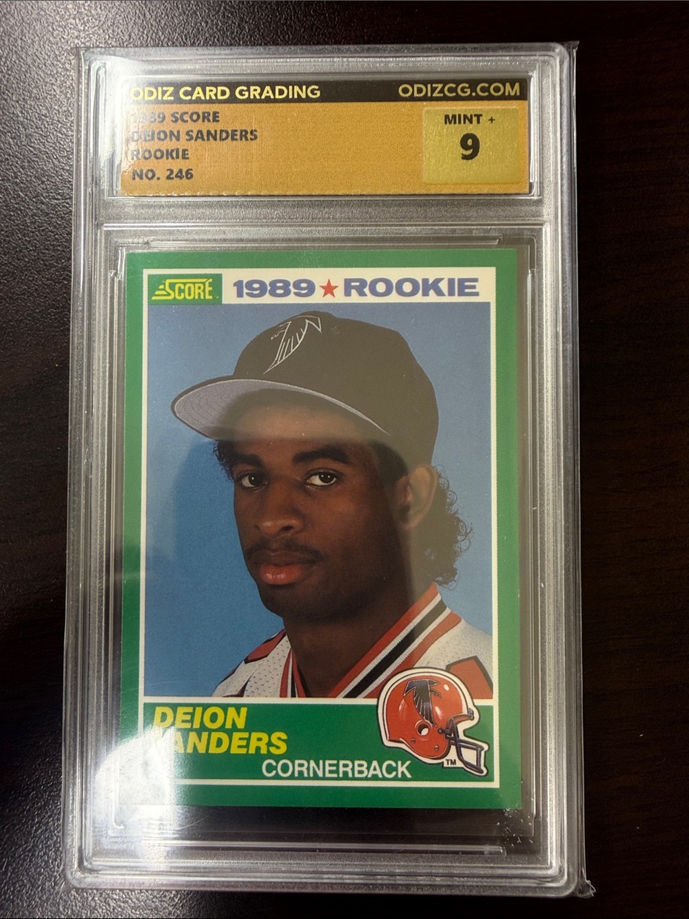 1989 Score Deon Sanders #246 Rookie